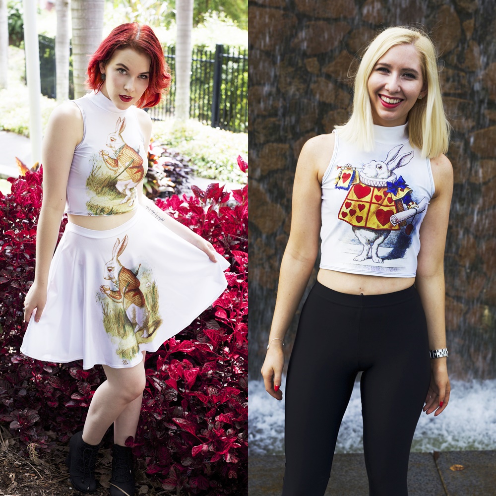 I'm Late! Set & The White Rabbit High Neck Top