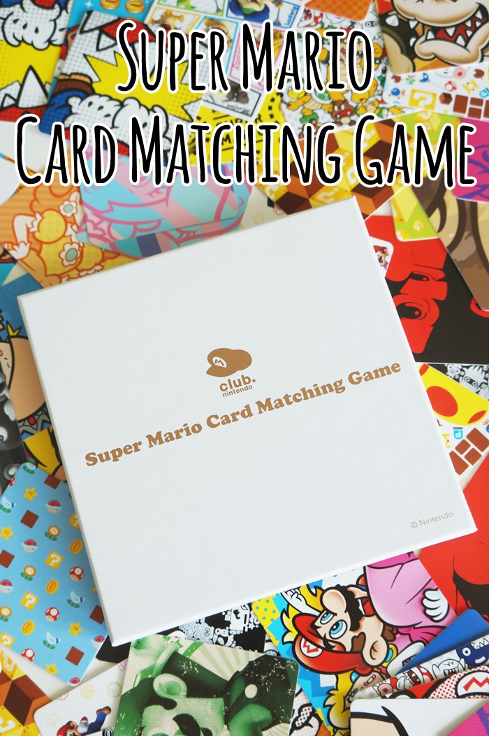 Club Nintendo - Super Mario Card Matching Game