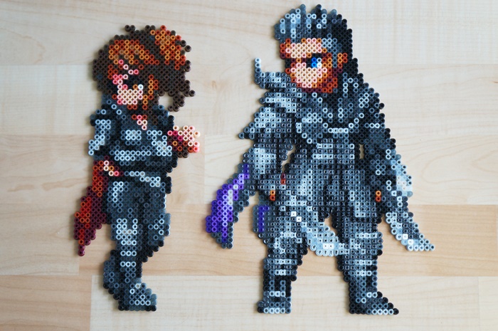 Kingsglaive: Final Fantasy XV - Beads Art - Nyx & Crowe