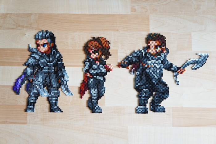 Kingsglaive: Final Fantasy XV - Beads Art - Nyx, Crowe & Libertus