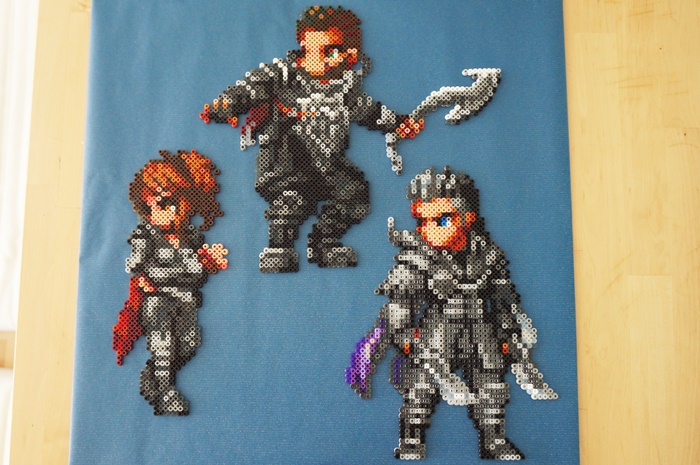 Kingsglaive: Final Fantasy XV - Beads Art - with background